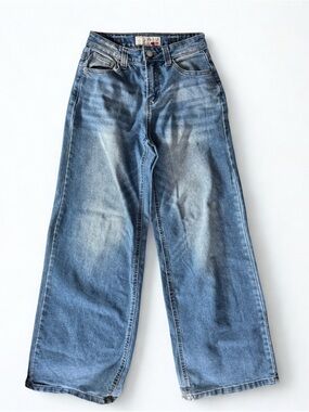 Love Cult Wide Leg Adjustable Waist Jeans Size 1
